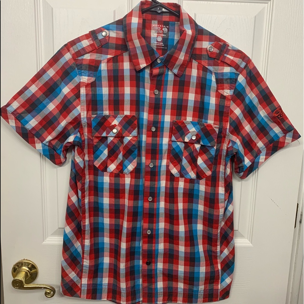Mountain Hard Wear Plaid Men’s Short Sleeve Shirt